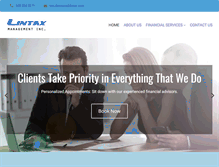 Tablet Screenshot of lintax.com
